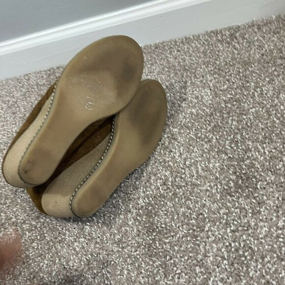 J Crew Womens Brown Suede MacAlister Lace Up Wedge Ankle Boots Booties Size 8 - Picture 9 of 11